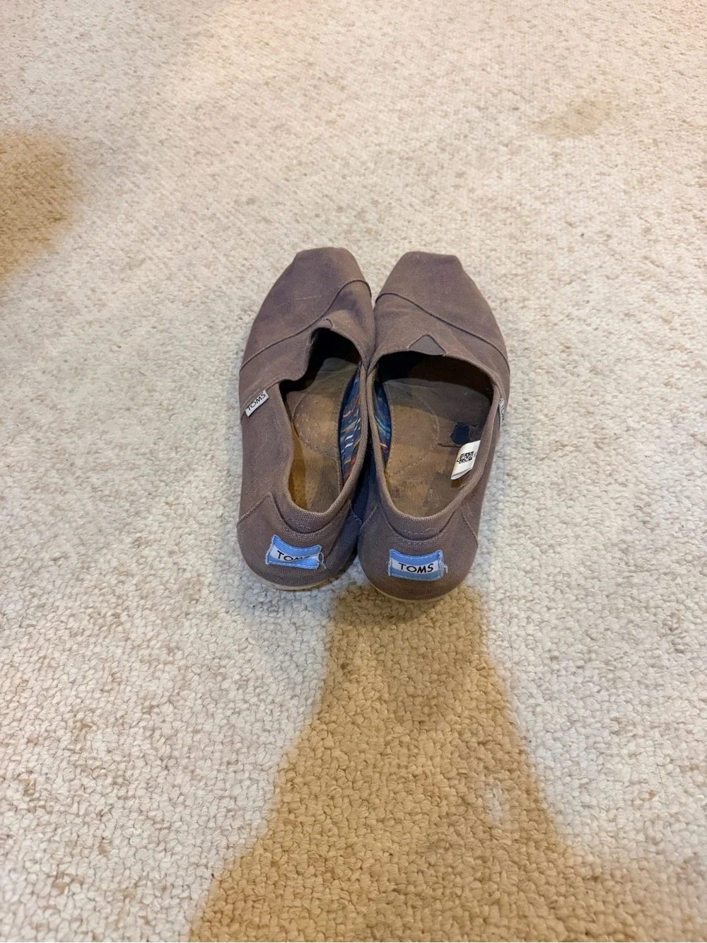 Toms Women's Slip-On Canvas Flats in Brown